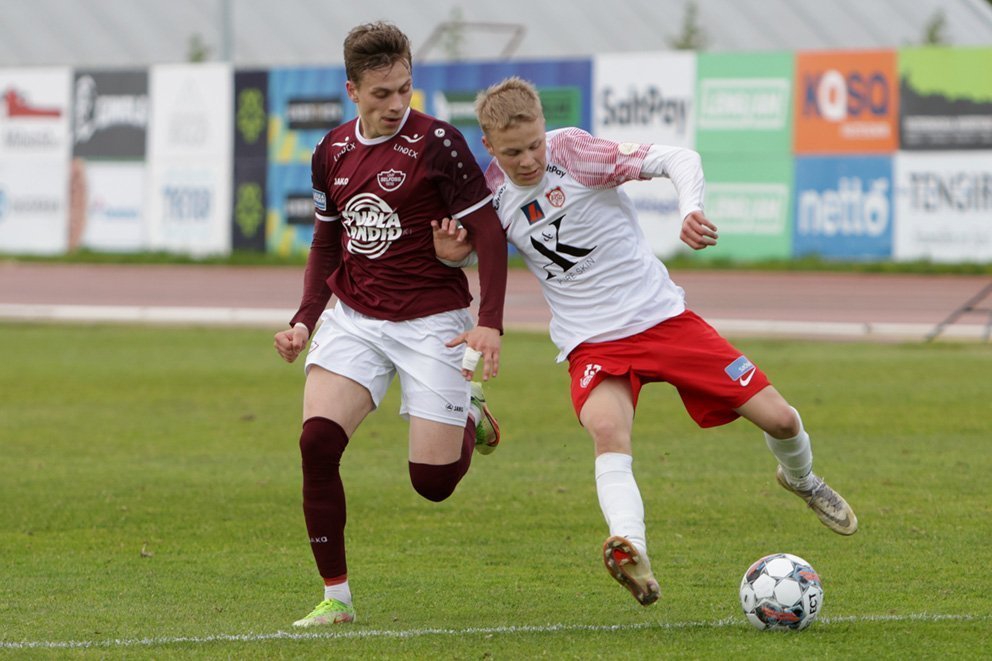 Kristófer Kristjánsson í leik gegn Selfossi. 
Mynd: Skapti Hallgríms