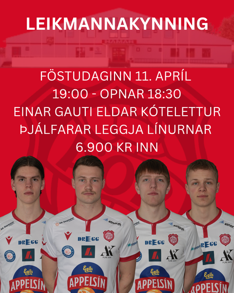 Leikmannakynning og kótilettur í Hamri