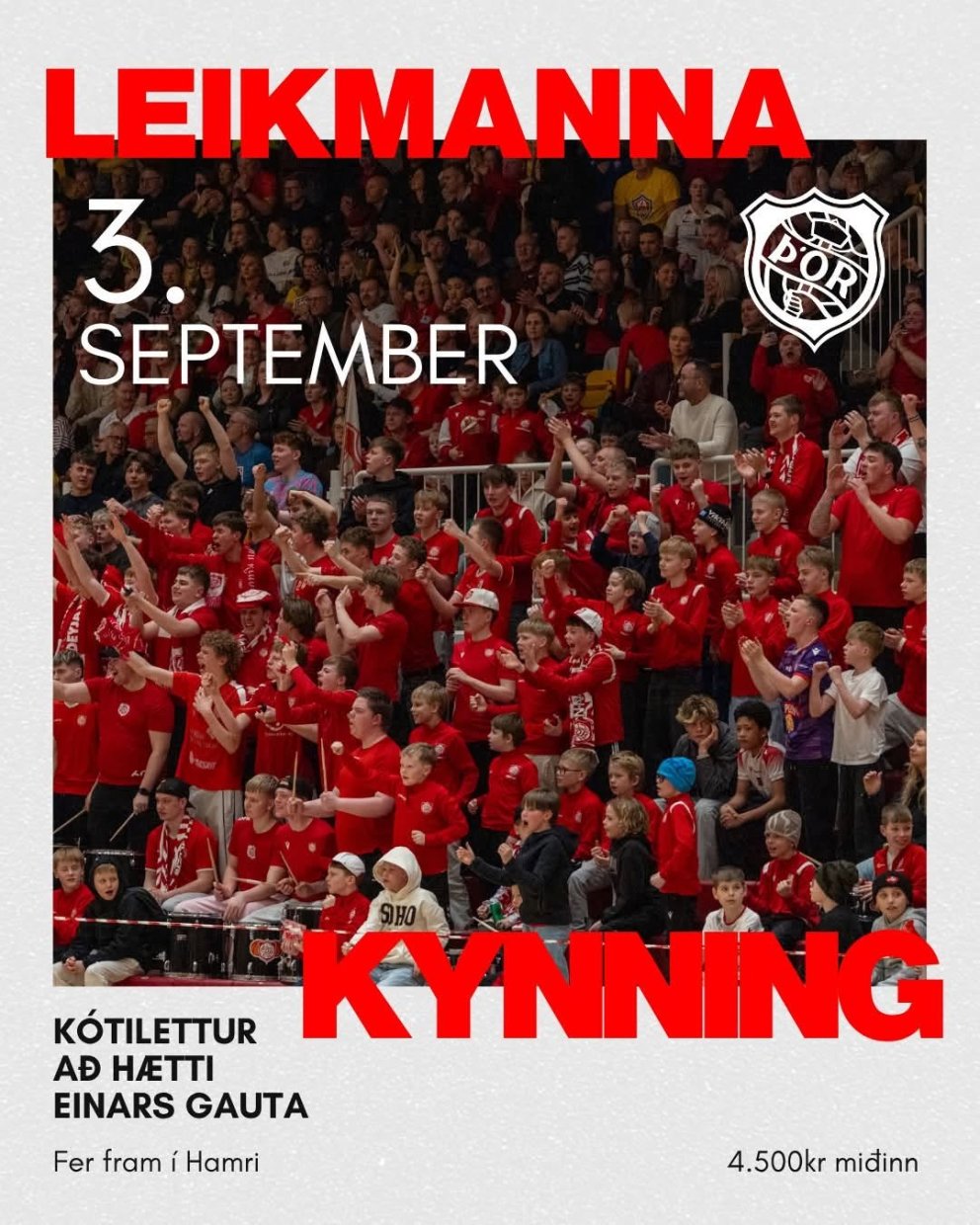 Olísdeildin að hefjast - Leikmannakynning í Hamri