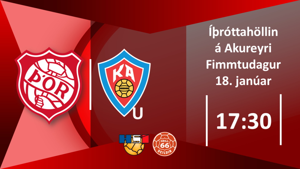 Handbolti: Akureyrarslagur í Höllinni í kvöld