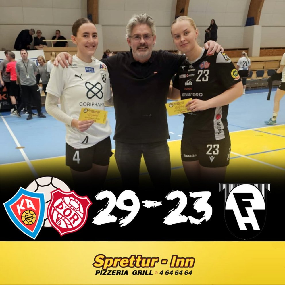 Lydía Gunnþórsdóttir var best á vellinum í dag.