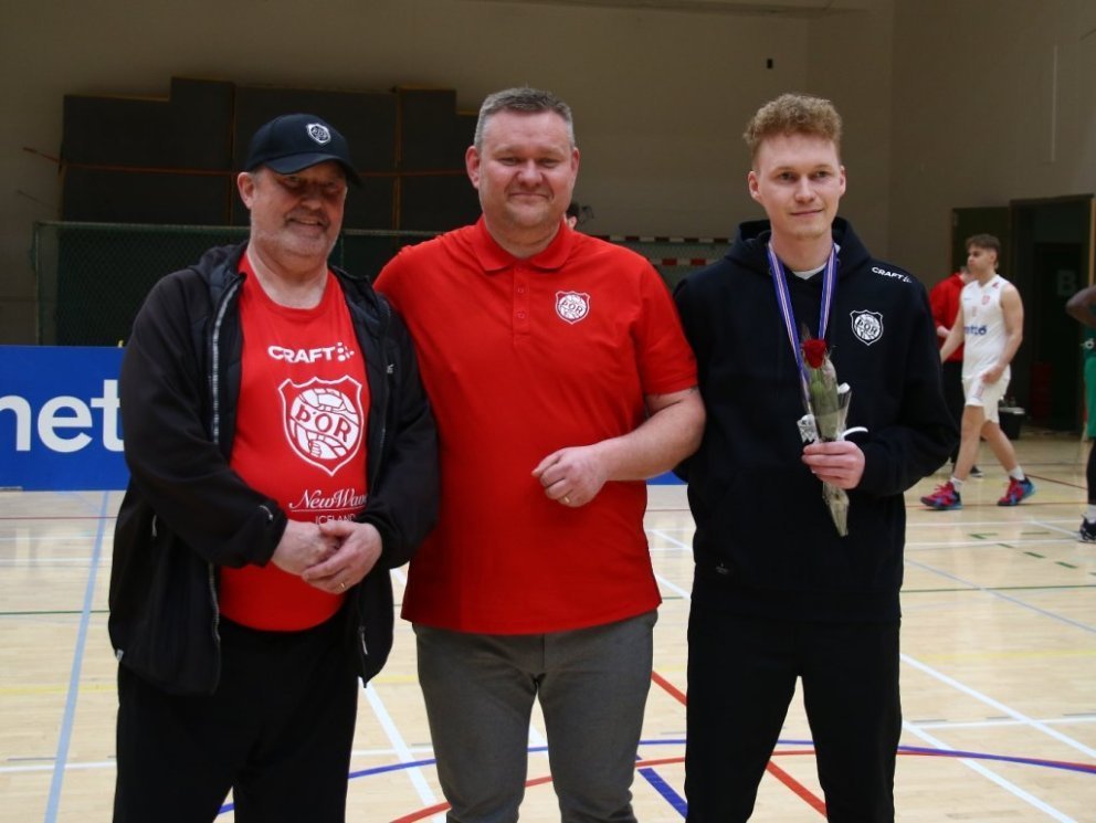 Nói Björnsson, formaður Þórs, Stefán Þór Pétursson, formaður körfuknattleiksdeildar, og Daníel Andri…