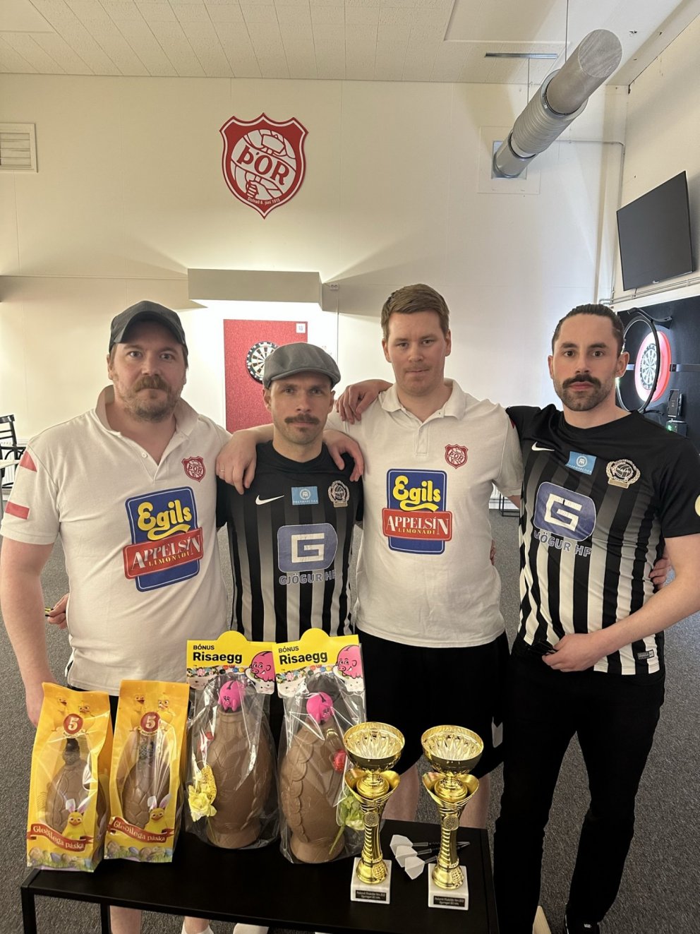 Markús Darri, Guðmundur Óli, Valþór Atli og Hjörtur Geir börðust um sigur í mótinu. Markús og Hjörtu…