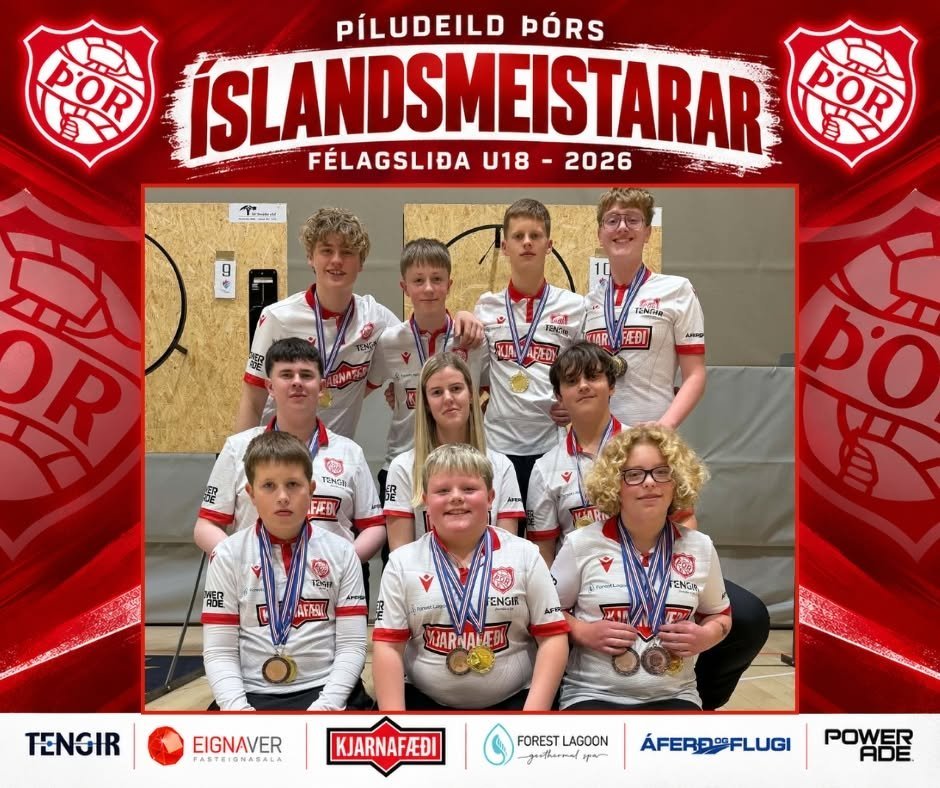 Íslandsmeistari U18 í pílukasti