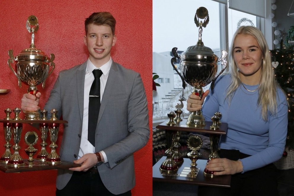 Íþróttafólk Þórs 2021, Ragnar Ágústsson og Arna Sif Ásgrímsdóttir. Arna Sif hefur alls fimm sinnum h…