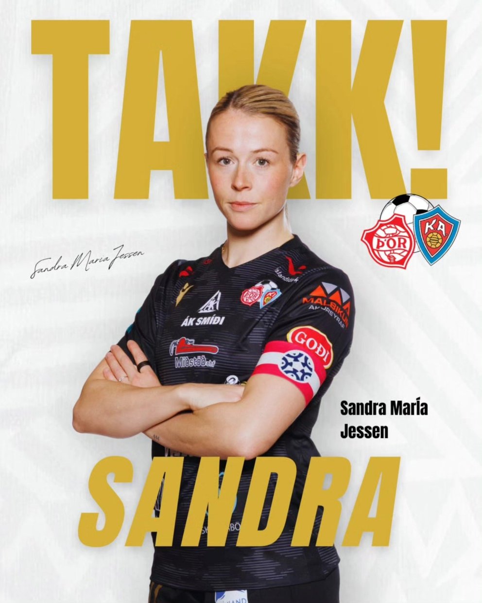 Sandra yfirgaf Þór/KA í haust og gekk í raðir Kölnar.