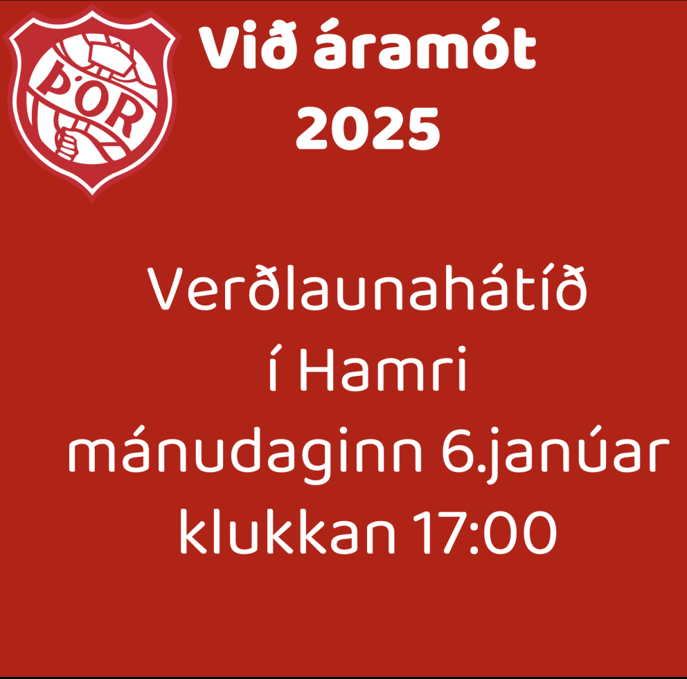 Við áramót - verðlaunahátíð 6. janúar kl. 17