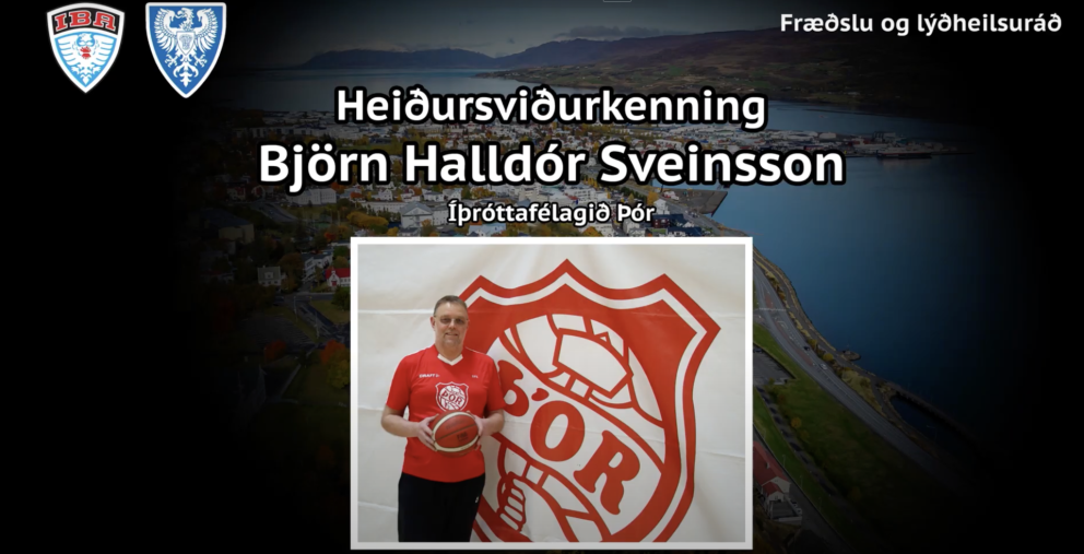 Björn Halldór heiðraður af ÍBA