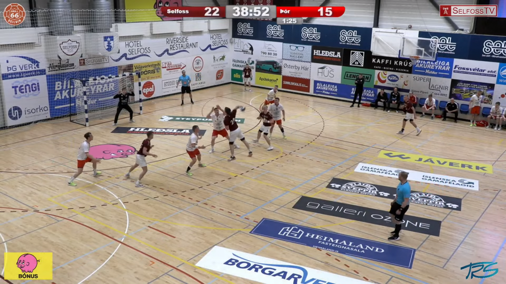 Skjáskot af útsendingu á Selfoss TV á YouTube.