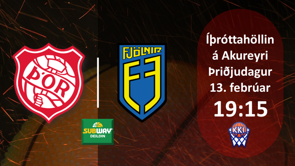 Körfubolti: Þór tekur á móti Fjölni í kvöld