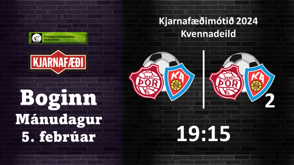 Knattspyrna: Þór/KA og Þór/KA2 mætast í kvöld