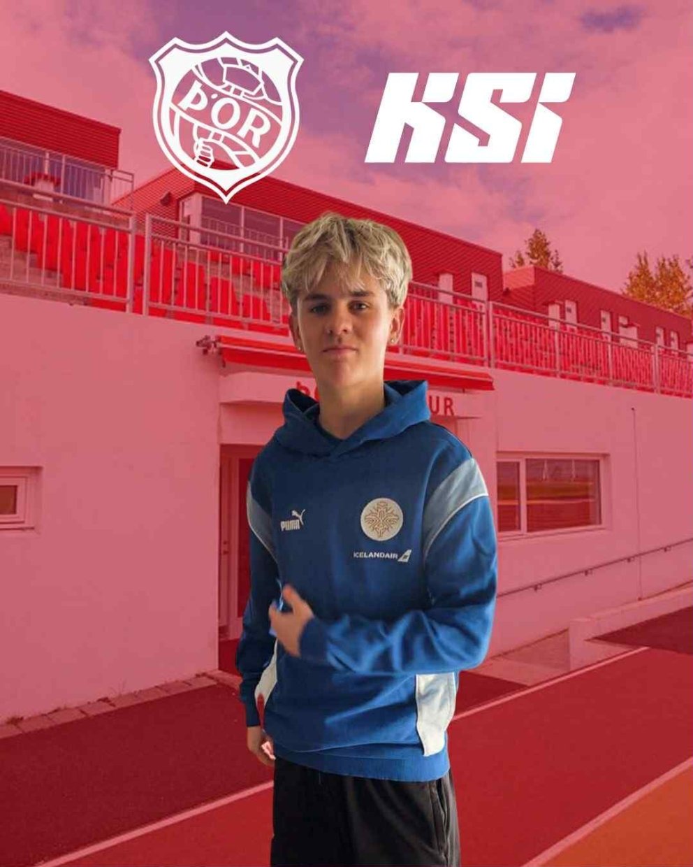 Smári Signar með U16 til Finnlands