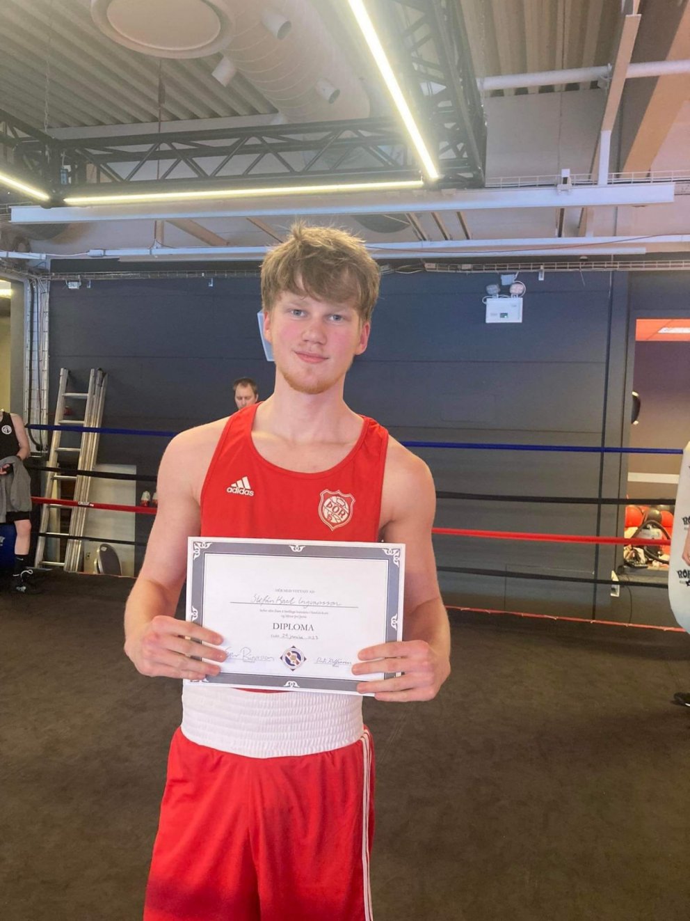 Stefán Karl Ingvarsson. Myndin er af Facebook-síðu hnefaleikadeildar Þórs.