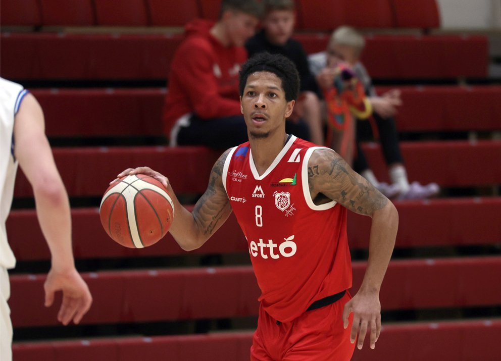 Tarojae Brake í leiknum gegn Hamri. Ljósmynd: Skapti Hallgrímsson