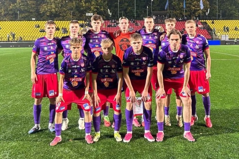 Byrjunarlið Þórs U19 í Vilnius.