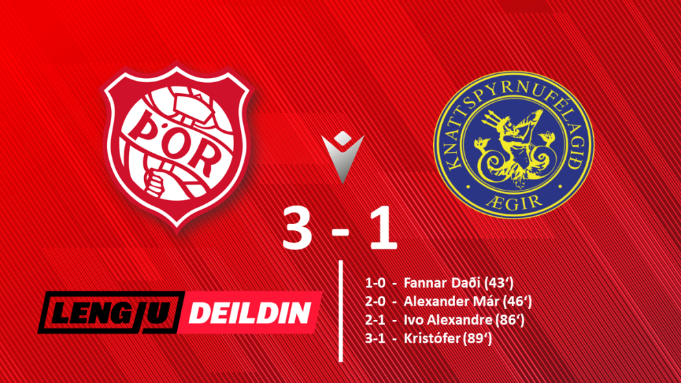 Fannar byrjaði, Fannar skoraði, þrjú stig í Þorpið!