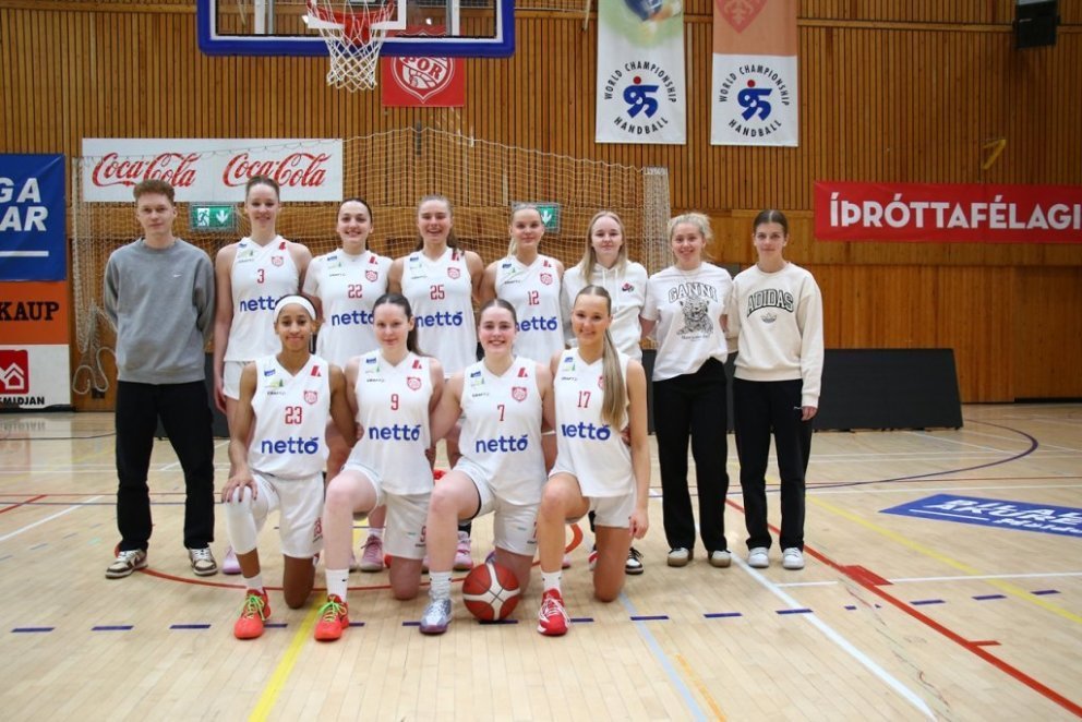 Þórsliðið fyrir sigurleik gegn Keflvíkingum í janúar. Mynd: Páll Jóhannesson.