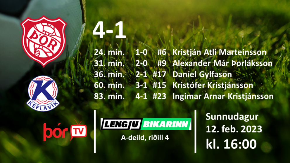 Öruggur sigur Þórs gegn Keflvíkingum