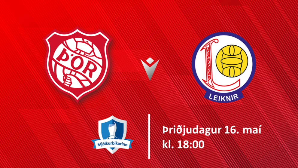 Bikarleikur á Þórsvellinum í dag