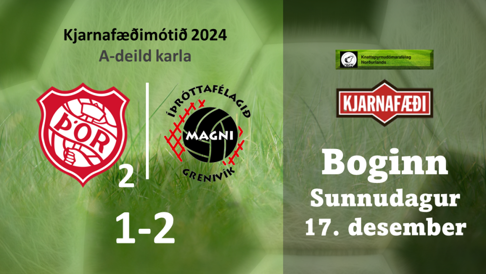 Knattspyrna: Eins marks tap hjá Þór2