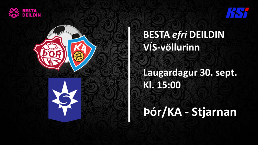 Síðasti heimaleikurinn – Þór/KA mætir Stjörnunni í dag