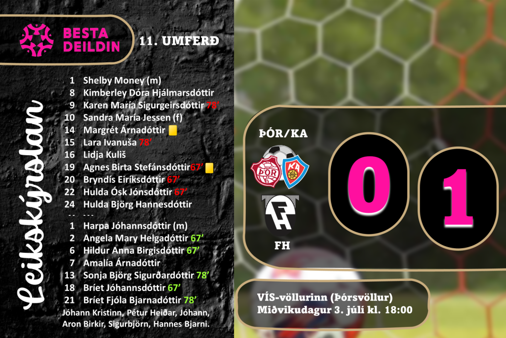 Knattspyrna: Tap gegn FH