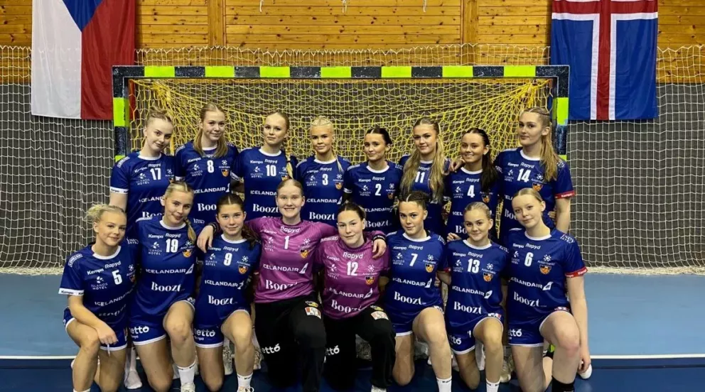 U17 landsliðið í Tékklandi. Myndin er af vef HSÍ.