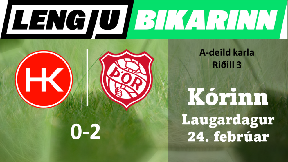 Fótbolti: Þriðji sigur Þórs kom í Kórnum