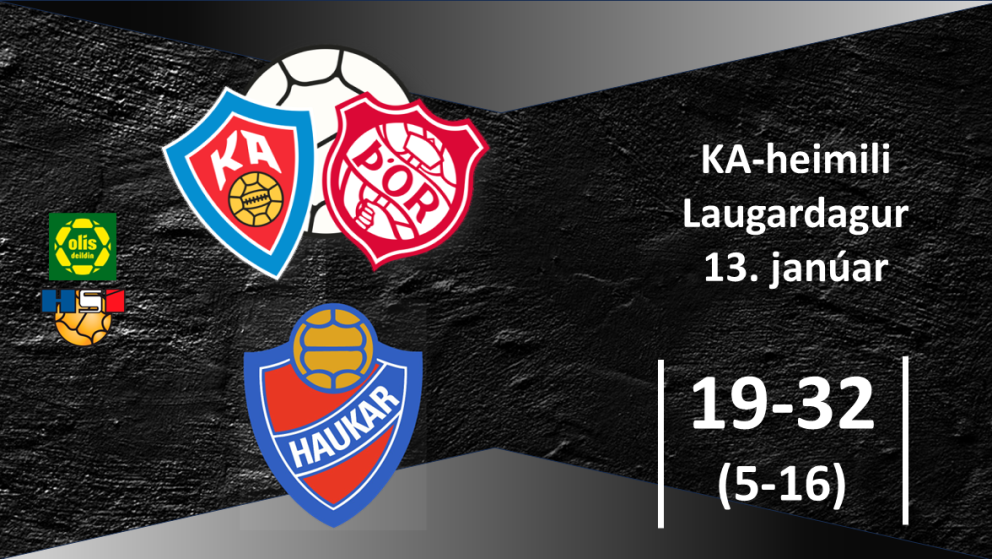 Handbolti: Haukar unnu öruggan sigur á KA/Þór
