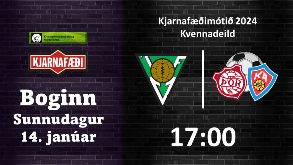 Knattspyrna: Tveir leikir hjá okkar liðum í dag